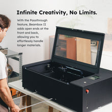 Load image into Gallery viewer, Flux BeamBox II 55W CO2 Laser Cutter - MachineShark