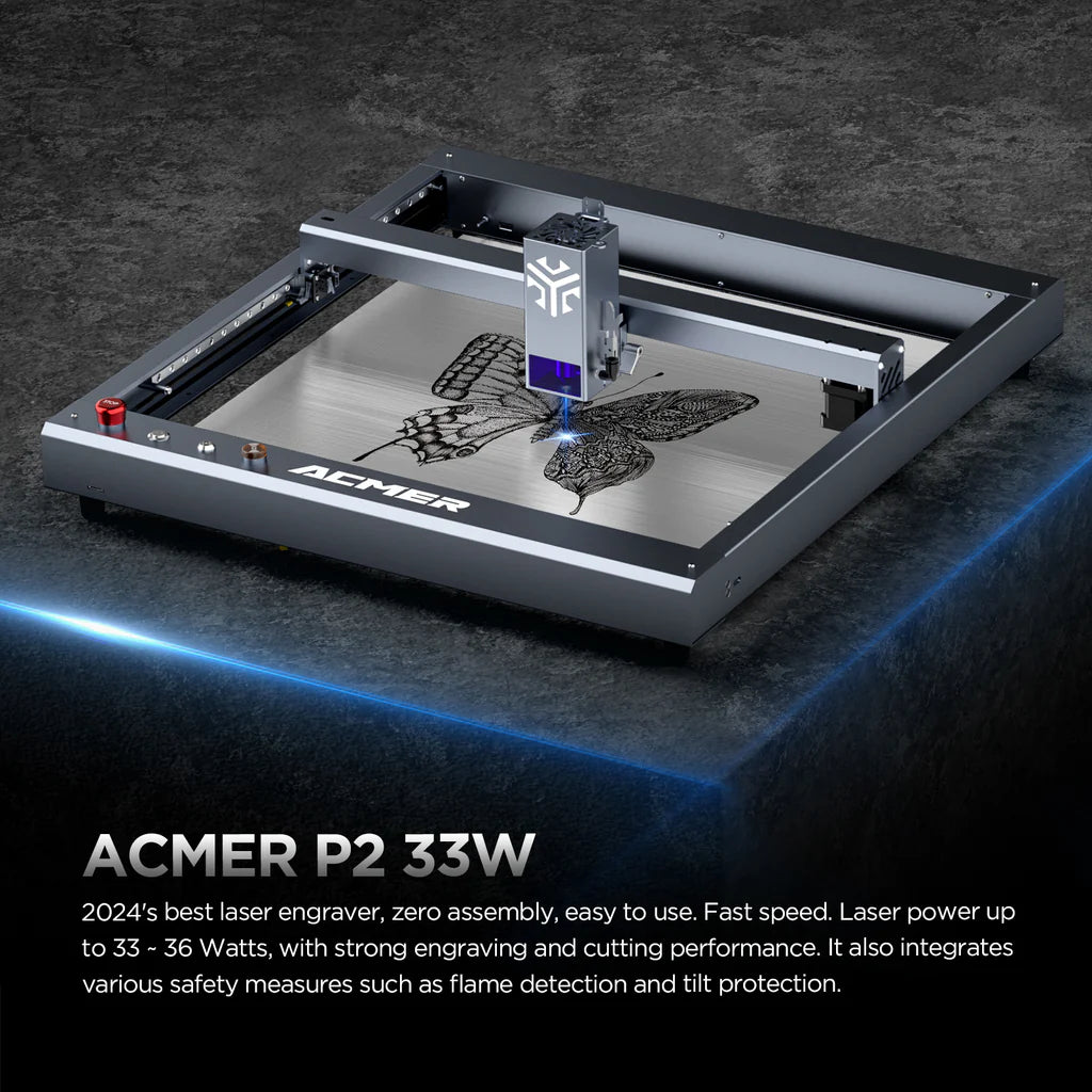 ACMER P2 33W Laser Engraver Cutting Machine | MachineShark