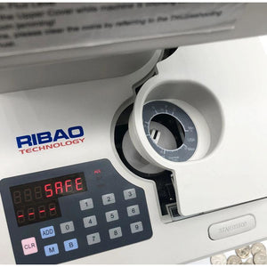 Ribao HCS-3500AH Heavy Duty High Speed Coin Counter and Sorter - MachineShark