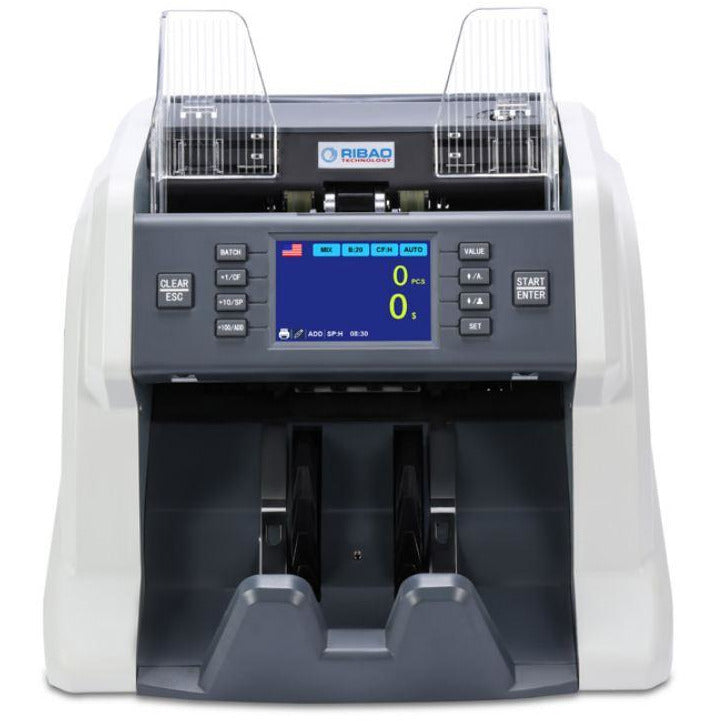 Ribao BC-40 Mixed Denomination Professional Bill Value Counter CIS/UV/MG/IR  Counterfeit Detection