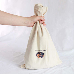 Ribao CCB-01 Canvas Coin Bag, Heavy Duty Cotton Bags for Coin Storage and Transportation - MachineShark