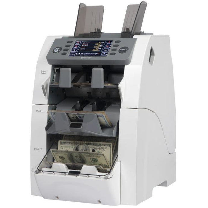 Carnation 3 Pocket Mixed Denomination Currency Counter CR2500 - MachineShark