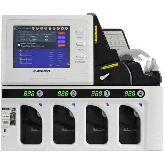 Carnation 5-Pocket High-Efficiency Banknote Fitness Sorter CR5000 - MachineShark