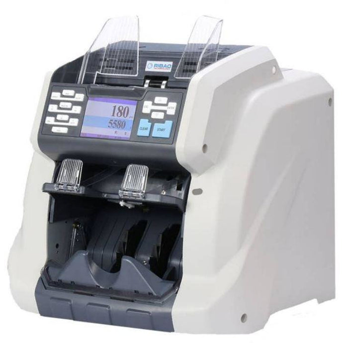 Ribao BCS-160 Bank Grade Two-Pocket Mixed Value Counter Bill Counter & Sorter - MachineShark