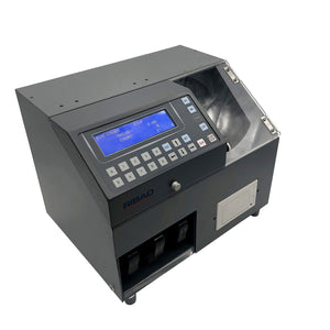 Ribao CS-211S Ultra Heavy Duty Counterfeit Mixed Coin Counter - MachineShark