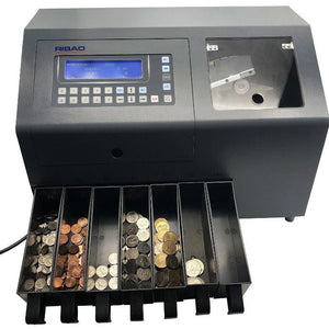 Ribao CS-610S+ Pro Ultra Heavy Duty Mixed Coin Counter and Sorter - MachineShark