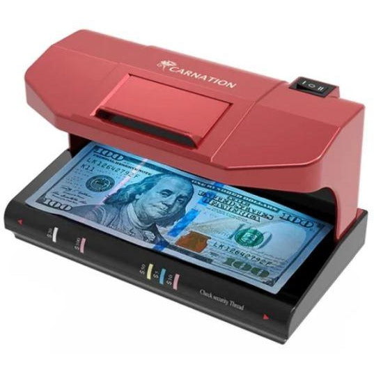 Carnation Counterfeit Bill Detector with UV and MG Counterfeit Detection CRD12+ - MachineShark