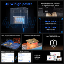 Load image into Gallery viewer, AtomStack KRAFT Laser Cutter - 40 W Diode