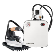 Load image into Gallery viewer, Steam iron station 5100BU with 4100IR iron. Front view