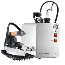 Load image into Gallery viewer, Reliable 4.5L Professional Steam Boiler with Steam Iron 7&#39; Long Steam Hose 6000BU-4100IR - MachineShark