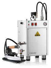 Load image into Gallery viewer, Reliable Continuous Fill 4.5L Professional Steam Boiler With Steam Iron 7&#39; Long Steam Hose 8000BU-4100IR - MachineShark