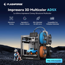 Load image into Gallery viewer, FLASHFORGE AD5X Multicolor 3D Printer for High-Speed, Full-Color Printing - MachineShark