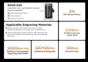 ACMER P2 IR 2w Fiber Laser Engraver - MachineShark