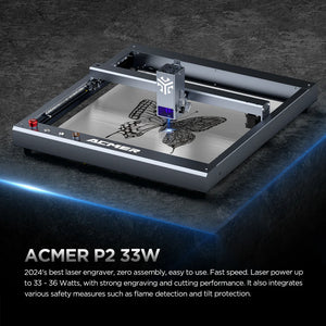 ACMER P2 33W Laser Engraver Cutting Machine - MachineShark