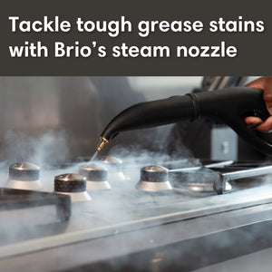 Reliable BRIO PLUS 410CC Steam Cleaner with Continuous Steam Technology - MachineShark