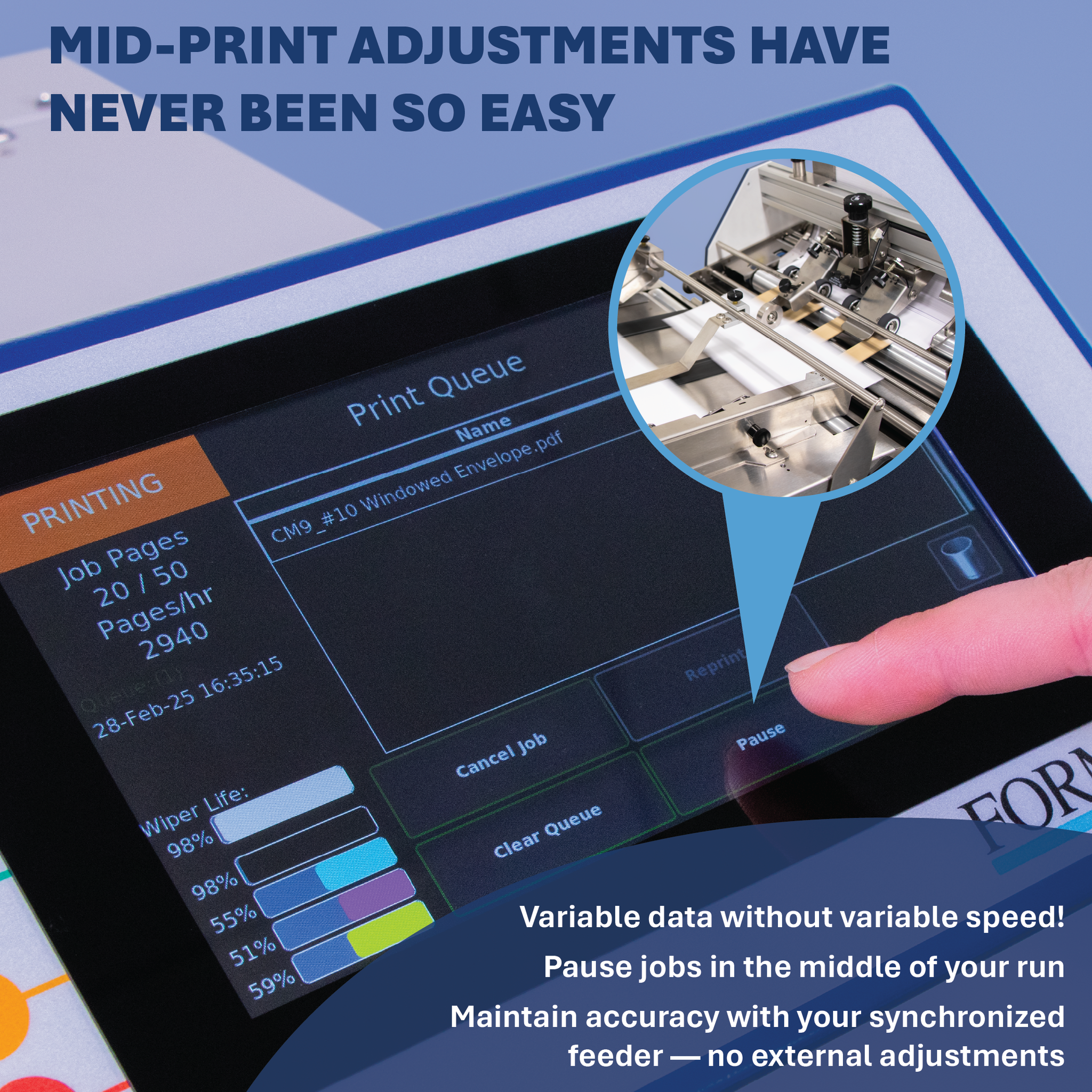inqページ FORMAX ColorMax9 Digital Color Envelope Printer | MachineShark