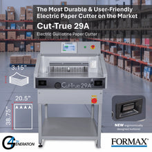 Load image into Gallery viewer, Formax Automatic Electric Guillotine Cutter Cut-True 29A