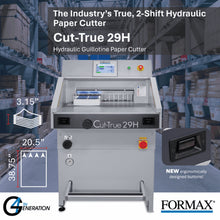 Load image into Gallery viewer, Formax Hydraulic Guillotine Cutter Cut-True 29H