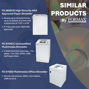 Formax shredders
