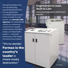 Load image into Gallery viewer, Formax paper/optical media shredder 