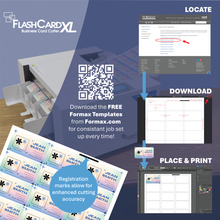 Load image into Gallery viewer, Business Card Cutter FlashCard XL free templates