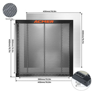 ACMER E10 Honeycomb Laser Bed with Pins - MachineShark