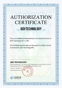QIDI Technology Authorized Reseller MachineShark