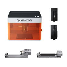 Load image into Gallery viewer, AtomStack P1 Dual Laser Engraver - 5 W Diode + 1.2 W IR