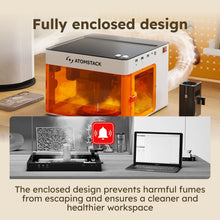 Load image into Gallery viewer, AtomStack P1 Dual Laser Engraver - 5 W Diode + 1.2 W IR