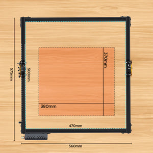 ACMER E10 Honeycomb Laser Bed with Pins - MachineShark