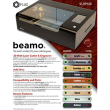 Load image into Gallery viewer, FLUX beamo CO2 Desktop Laser Cutter &amp; Engraver- 30W